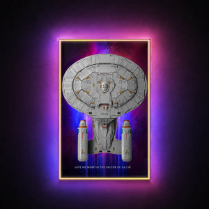 Wall Display Frame for LEGO® Icons Star Trek USS Enterprise NCC-1701-D™ 10356 | Warp Nebula