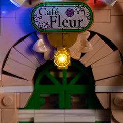 Light Kit For LEGO® French Cafe Set 10362 - View 6 - brkox