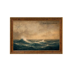 Wall Display Frame for LEGO® Icons Captain Jack Sparrow's Pirate Ship 10365 | Stormy Sea | 70x100cm