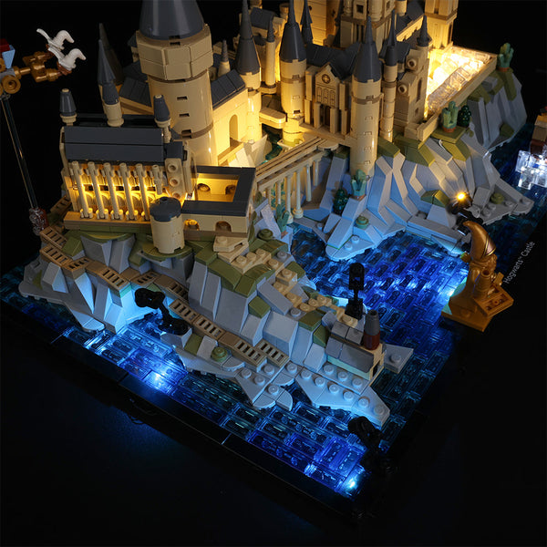 LEGO Hogwarts Castle 76419 unlit model daytime view