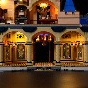 LEGO Disney Castle 43222 LED light kit wiring route
