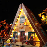 Light Kit Compatible with LEGO® Ideas A-Frame Cabin Set 21338