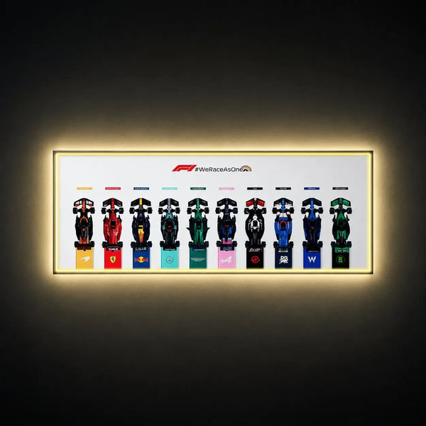 LEGO® Showcase for All Speed Champions F1 Series PLUS Display Frame