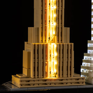 LEGO New York City 21028 light kit - detail shot