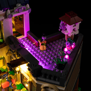Light Kit For LEGO® Shopping Street #11371 - View 11 - brkox