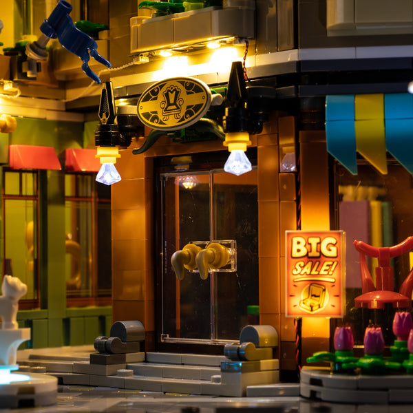 Light Kit For LEGO® Shopping Street #11371 - View 12 - brkox