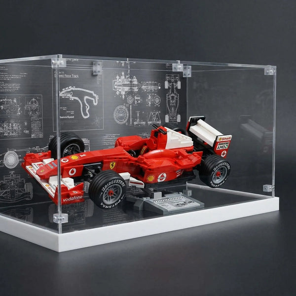 Acrylic Display Case for LEGO® Ferrari F2004 & Michael Schumacher 11375