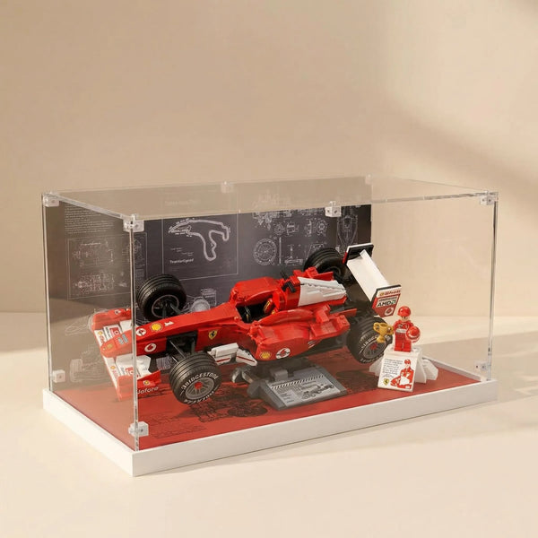 Acrylic Display Case for LEGO® Ferrari F2004 & Michael Schumacher 11375