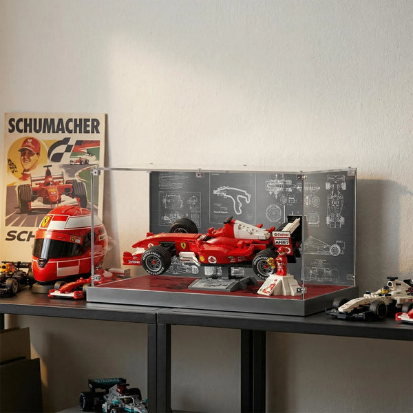 Acrylic Display Case for LEGO® Ferrari F2004 & Michael Schumacher 11375
