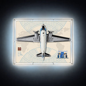 Wall Display Case for LEGO® Douglas™ DC-3™ PAN AM® Airliner 11378
