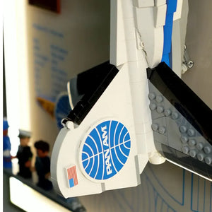 Wall Display frame for LEGO® Icons Douglas™ DC-3™ PAN AM® Airliner 11378