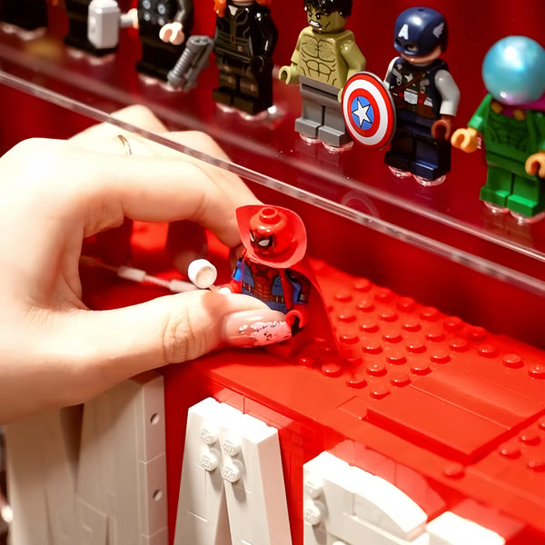 Wall Display Case for Up to 124 LEGO® Marvel Minifigures