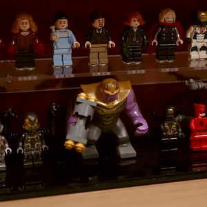 Wall Display Case for Up to 124 LEGO® Marvel Minifigures