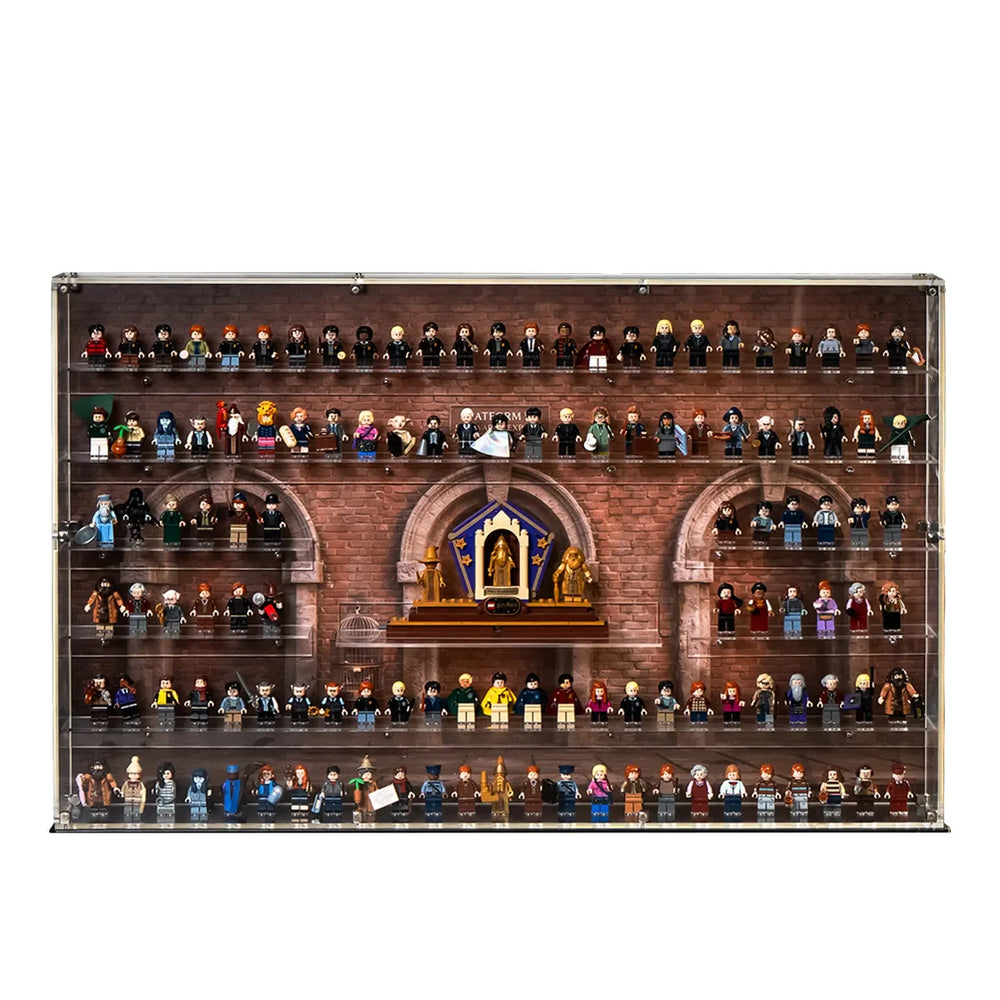 Wall Display Case for Up to 124 LEGO® Harry Potter™ Minifigures