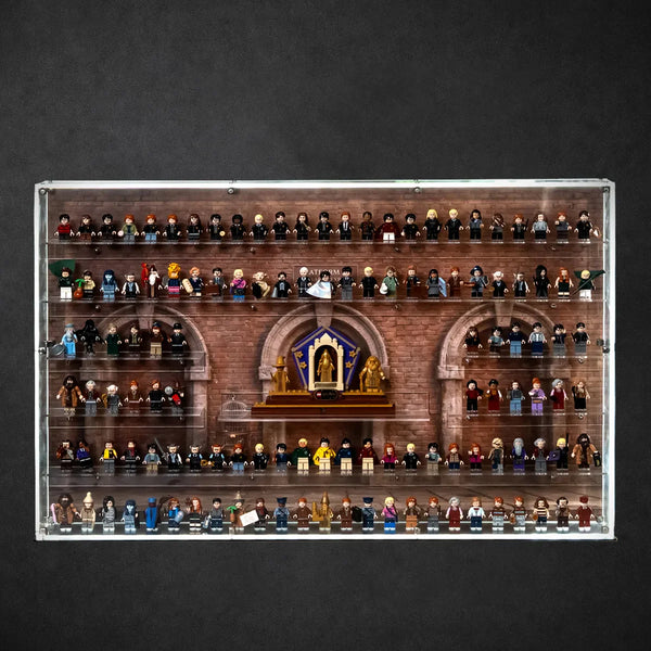 124 LEGO® Harry Potter™ Minifigures Wall Display Case