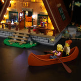 Light Kit Compatible with LEGO® Ideas A-Frame Cabin Set 21338