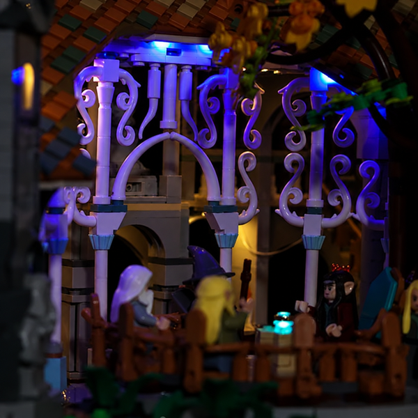 Light Kit Compatible with LEGO® The Lord of the Rings: Rivendell™ Set 10316