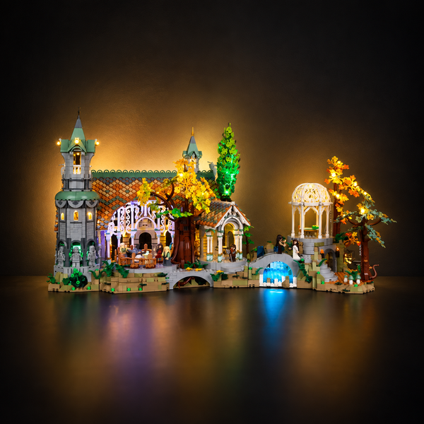 Light Kit Compatible with LEGO® The Lord of the Rings: Rivendell™ Set 10316