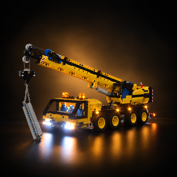 Light Kit Compatible with LEGO® Technic Mobile Crane Set 42108