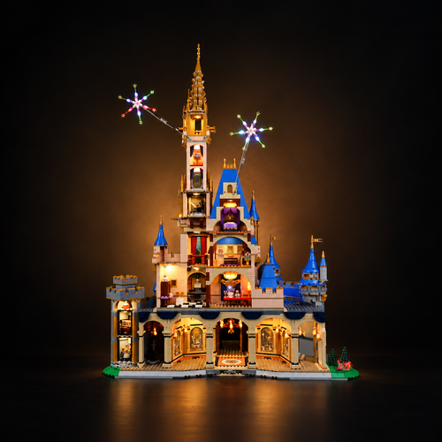Light Kit Compatible with LEGO® Disney™ Castle Set 43222
