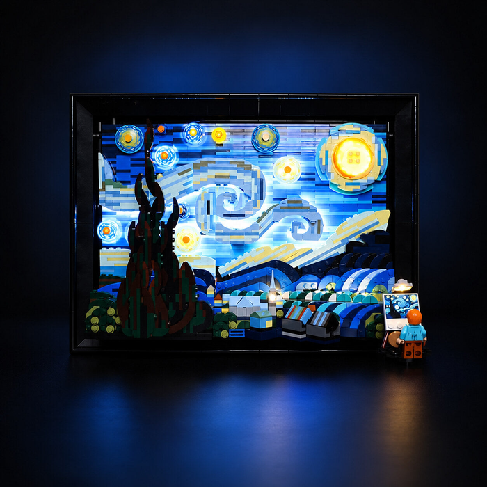 Light Kit Compatible with LEGO® Vincent van Gogh – The Starry Night Set 21333