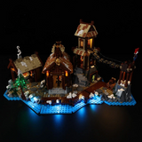Light Kit Compatible with LEGO® Ideas Viking Village Set 21343