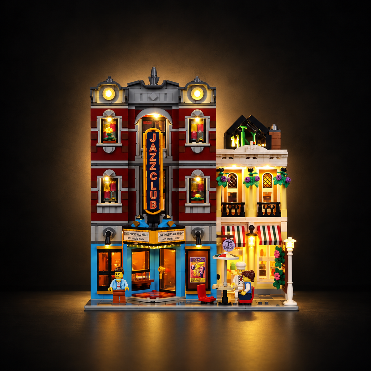 Light Kit Compatible with LEGO® Jazz Club Set 10312