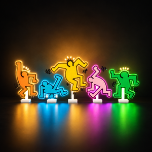 Light Kit Compatible with LEGO® Keith Haring Dancing Figures Set 31216