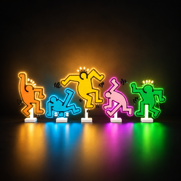 Light Kit Compatible with LEGO® Keith Haring Dancing Figures Set 31216