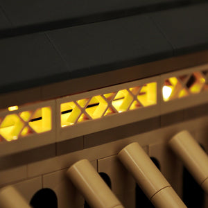 LEGO Notre-Dame de Paris 21061 LED wiring detail 9