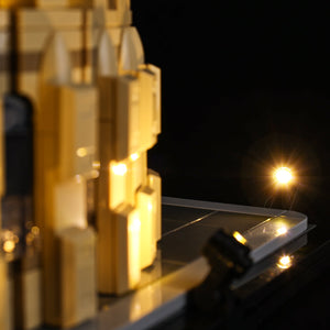 LEGO Notre-Dame de Paris 21061 LED wiring detail 13