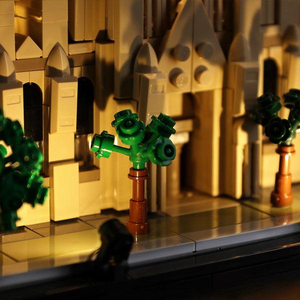 LEGO Notre-Dame de Paris 21061 LED wiring detail 4