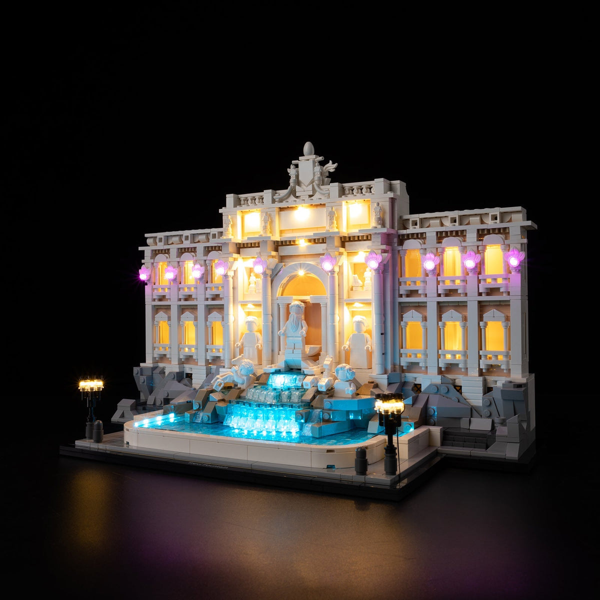 LEGO Treasure Island 21062 light kit - lights on