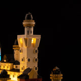 LEGO Neuschwanstein Castle 21063 light kit - detail shot