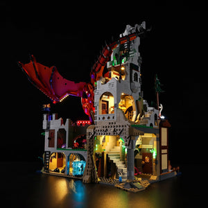 Light Kit For LEGO® Dungeons & Dragons: Red Dragon's Tale #21348 - View 6 - brkox