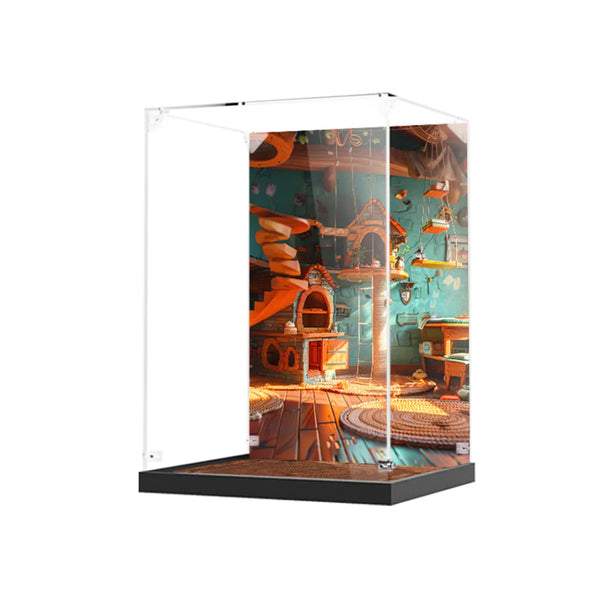Acrylic Display Case Compatible with LEGO® Ideas Tuxedo Cat 21349