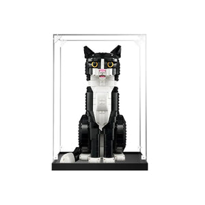 Acrylic Display Case Compatible with LEGO® Ideas Tuxedo Cat 21349