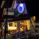 LED light kit for LEGO Ideas Jaws 21350 - lighting detail 10