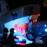 LED light kit for LEGO Ideas Jaws 21350 - lighting detail 3