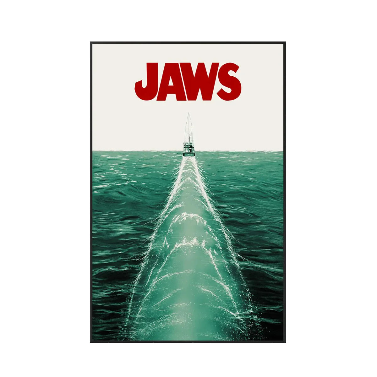 Wall Display Frame for LEGO® Ideas Jaws 21350 - View 4 - brkox