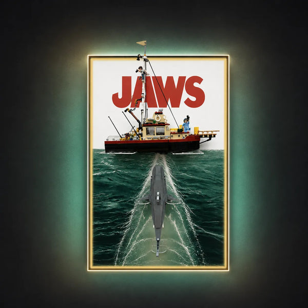 Wall Display Frame for LEGO® Ideas Jaws 21350