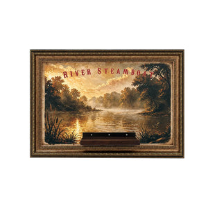 Wall Display Frame for LEGO® River Steamboat 21356