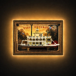 Wall Display Frame for LEGO® River Steamboat 21356
