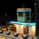 LEGO River Steamboat 21356 LED light kit view 16