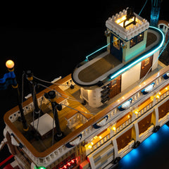 LEGO River Steamboat 21356 LED light kit view 18