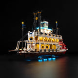 LEGO River Steamboat 21356 LED light kit view 6