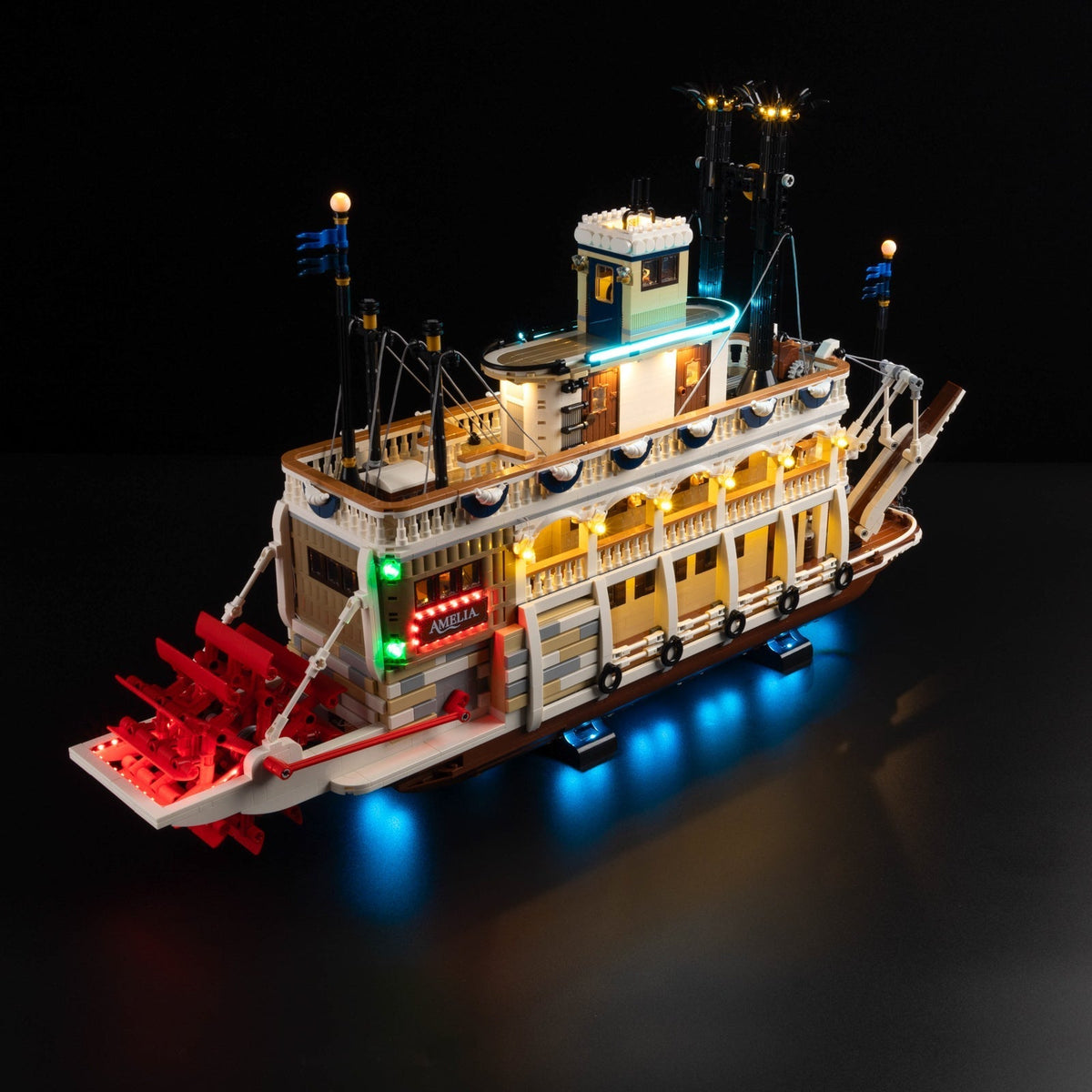 Light Kit Compatible with LEGO® River Steamboat Set 21356