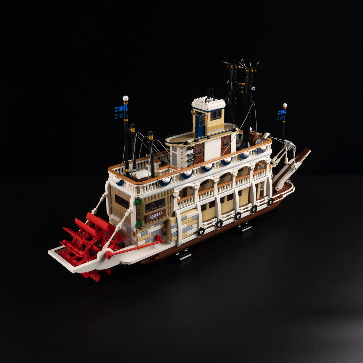 Light Kit Compatible with LEGO® River Steamboat Set 21356