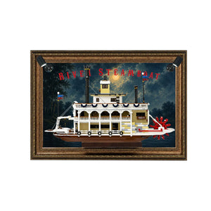 Wall Display Frame for LEGO® River Steamboat 21356
