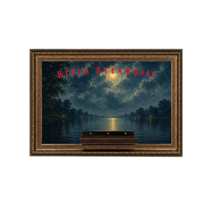 Wall Display Frame for LEGO® River Steamboat 21356
